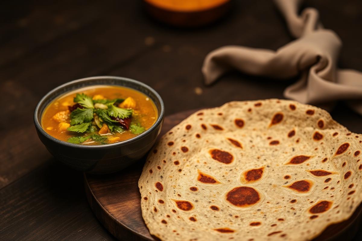 Multigrain missi roti made with Atta with Multigrains