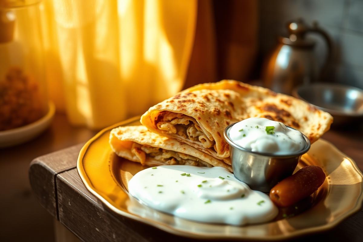 Sunday aloo paratha made with Shudh Chakki Atta